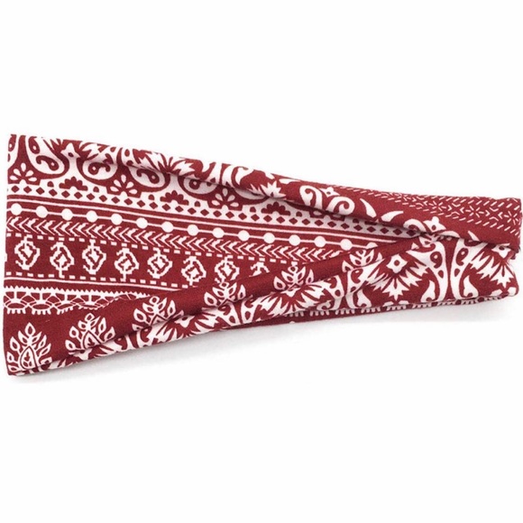 SOLD - Aztec hair band/wrap - Picture 2 of 2